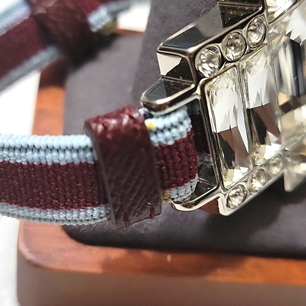 PRADA CRYSTAL STRETCH STATION BRACELET EUC - Picture 7 of 10